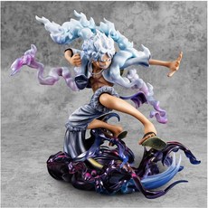 [원피스피규어] 니카 루피 22.5cm 기어5 루피 액션 피규어 태양신 스태츄 PVC 스태츄 수집품, 1세트