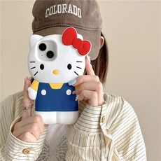 티류으스 입체 귀여운 키티 아이폰 17 16 15 14 13 12 11 프로맥스 케이스
