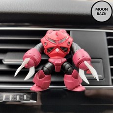 자동차 차량용 내부 건담 제품 장식 미니 피규어 조립 프라모델 디스플레이 소품 인테리어 컬렉션, 3.샤의 붉은 악마