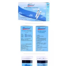 헤모글로빈 검출기 시험지 빈혈 혈색소 분석기 휴대용, 시험지 100개 + 바늘