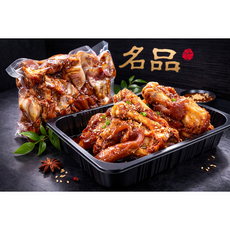 [백가네식품] 100% 앞다리 미니족발(슬라이스), 4개, 500g