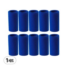 아띠꼴로 아띠꼴로 스포츠 손가락 마디 보호대 마디 밴드 10개1세트, 블루, 1세트