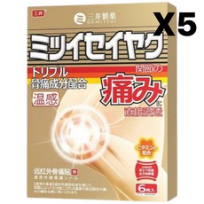 미쓰이제약 무릎 통풍 패치 관절뼈 테이핑 통증, 5박스