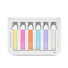 6 IN 1 롤 온 왁싱 히터 롤온 카트리지용 왁스 워머 스파 살롱 또는 가정용 멀티 카트리지 워머 기계, 6 IN 1 롤 온 왁싱 히터, 롤온 카트리지용 왁스, 100ml