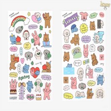 마이픽픽 마이버디 감정 스티커 노트북꾸미기스티커, 01 Congrats