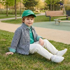 [블루독] 스트라이프 데님 점퍼_BL (2412512102) 589212