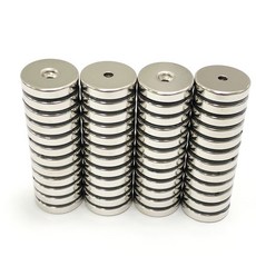 D25x5T(6.5x4.2) 네오디움 원형사라자석 [제이스마그네트] 기획상품, 48개