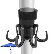 Xxerciz 비치 파라솔 걸이 후크 뒷마당 우산 폴 걸이 홀더 플라스틱 후크 4개 수건 선글라스 모자 의류 및 가방용 해변 캠핑용, Xxerciz 비치 파라솔 걸이 후크, 뒷마당 우산 폴