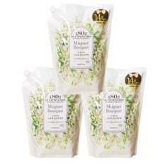 르샤트라1802 고농축 섬유유연제 뮤게부케향 리필, 1.6L, 3개