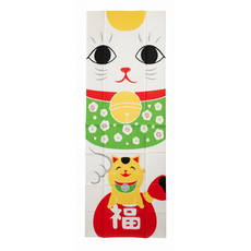 일본산 검도 면수건 머리띠 두건 타월 테누구이 다용도 스포츠 타월 Made in Japan SYK, 1-1 복고양이, 1개