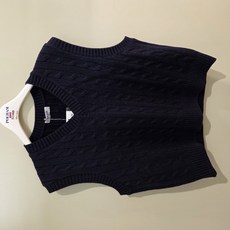 폴햄키즈 시그니처) 스웨터 베스트 *빠른배송*매장인기*꽈배기브이니트*부드러운니트소재*3컬러*