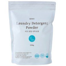 세모 분말 세탁 세제 2.5kg, 1개