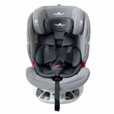 tonybear 0-12歲兒童汽車安全座椅 ISO FIX 360度旋轉升級版, 灰色
