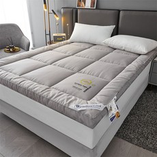 바이히어 A급 항균 매트리스 토퍼, 180x200cm, 그레이 5cm