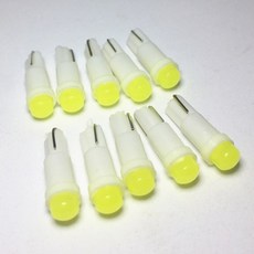 10PCS T5 LED 조명 W1.2W W3W 자동차 인테리어 사이드 웨지 대시 보드 게이지 악기 램프 전구 4014 슈퍼 브, 01 WHITE, 01 WHITE