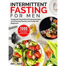 (영문도서) Intermittent Fasting For Men: 1000 Days Of Foolproof Intermittent Fasting Recipes 16/8 Fasti... Hardcover, George Simmons, English, 9781805381297