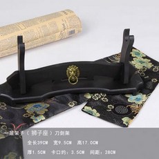 고급 가검 거치대 검좌대 검도장 검걸이, 블랙 레이어 (MDF)