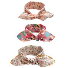 woojooi 女童蕾絲圍巾3件組