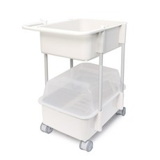 플라팜 국민 기저귀정리함 이동식트롤리 코코맘 2세대, 1세트, 아이보리