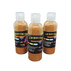 가온슬기 물고기사료 전용사료 가정사육용, 32 단백질 1mm 5g, 1개, 1L