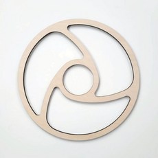 아크릴 라우터 템플릿 목공용 인레이 라운드 스월 내구성 수제 도구, 1개