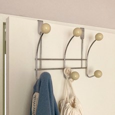 레디박스 공간활용 우드 문걸이 도어행거 후크, 6구, 1개