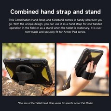 킥스탠드가 있는 Ulefone 태블릿 핸드 스트랩 360 ° 회전 가능 Armor Pad Pro용 4 Ultra용, 01 for Pad 3 Pro
