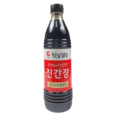 청정원 진간장 진한맛, 6개, 840ml