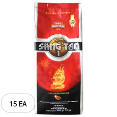 쭝웬레전드 상타오 1 분쇄 원두 커피, 핸드드립, 340g, 15개