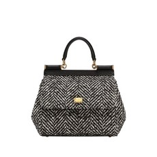 돌체앤가바나 시칠리 미디엄 토트 백