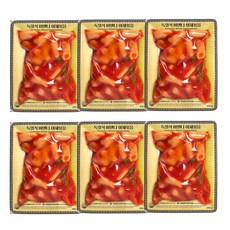 간편한끼 소시지야채볶음 전자레인지3분 OK 쏘야, 6개, 250g