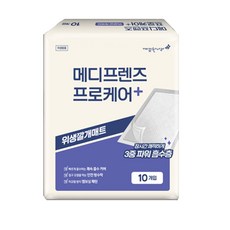 깨끗한나라 The 편안한 봄날 위생 깔개매트, 10개입, 4개