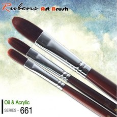 NO.661 겸용붓 8호 F 루벤스 유화아크릴 70608ea 1(PC), 사이즈