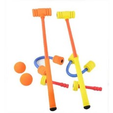 게이트볼장비세트 미니 가정용 공원 가을 나들이 유치원 운동회 대근육, 1개