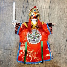 布袋戲掌中戲偶，傳統童玩，包含王朝馬漢、包青天等角色，台灣特色紀念品，懷舊復古童玩, 1個, 趙虎