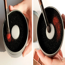 리너쉬 브러쉬 클리너 반영구 브러쉬세척 휴대용, 2개, 실버