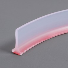 애드펄스 욕실물막이 워터가드 높이 3cm, T형  투명 2m, 1개