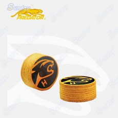 PREDATOR VICTORY 高性能球桿皮頭，8層設計，適合中式八球與美式九球, 1個, 【8層豬皮壓制】勝利者皮頭,14MM大頭杆【中性M】袋裝