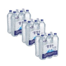 강원평창수 생수 무라벨, 2L, 18개