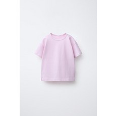 [국내배송] 자라 ZARA 플레인 티셔츠 - 라이트 로즈 938704