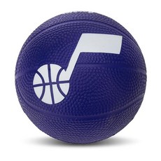 Franklin Sports NBA 올랜도 매직 미니 폼 농구공 - 아동용 14cm(5.5인치) 장난감 오버 더 도어 + 실내 후프 팬숍 소프트 공102684, Utah Jazz