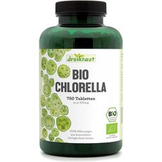 드라이크라우트 유기농 클로렐라 400mg 750정, 1개