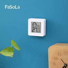 FaSoLa 迷你電子溫溼度計 家用室內壁掛式 高精度, 1個