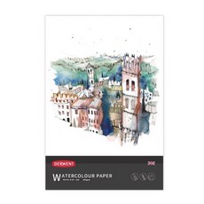 【DERWENT 德爾文】 DW-T-W016水彩本(義大利水彩紙)16K, 1個