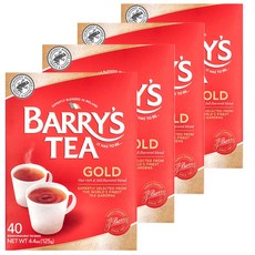 바리스티 골드 브랜드 티백, 4개, 40개입, 125g