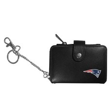 Siskiyou NFL New England Patriots Women's Leather Weekender Wallet One Size Black