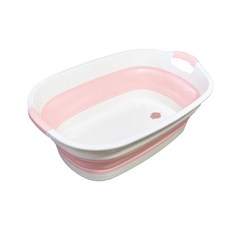折疊寵物洗澡盆 貓澡盆 狗澡盆, 1個, 寵物來了 折疊寵物洗澡盆（小）-粉