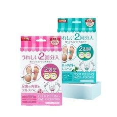 발팩장인 페로린 로즈향 2회분 + 민트향 2회분 각질제거 필링팩