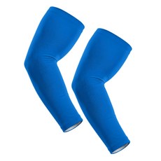 자전거 하이킹 및 여름 활동과 완벽하게 호환되는 오버사이즈 암 슬리브, 1세트, Royal Blue, 1세트