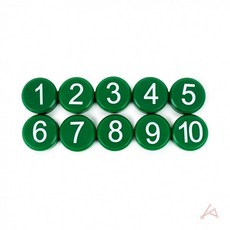 숫자 자석 1-10 초록, 상세페이지 참조, 1개, 상세페이지 참조